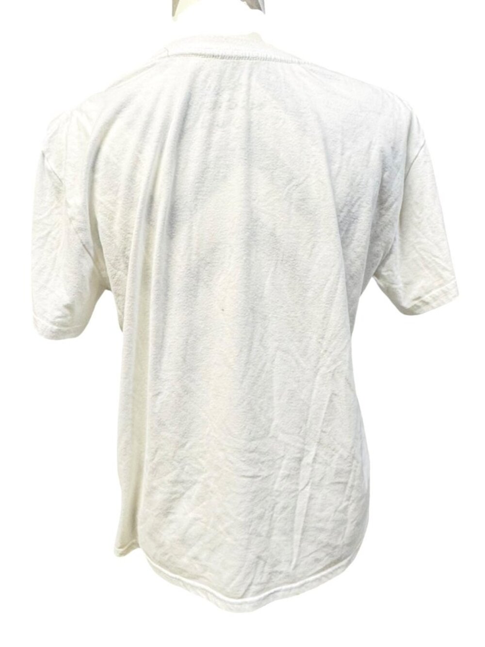 Disney Women’s Large Mickey Mouse T-Shirt White Graphic Short Sleeve Tee - Picture 2 of 7